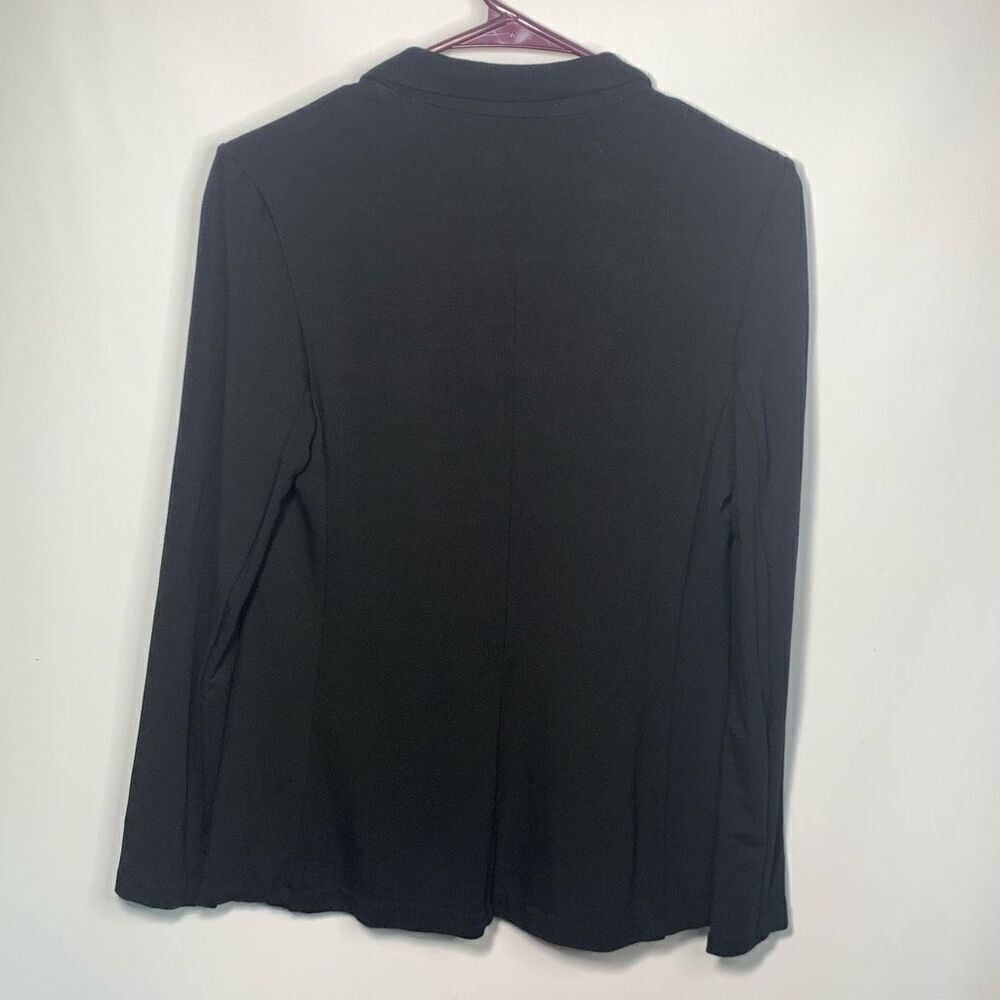 Magaschoni Women's Solid Button Front Notch Lapel… - image 6